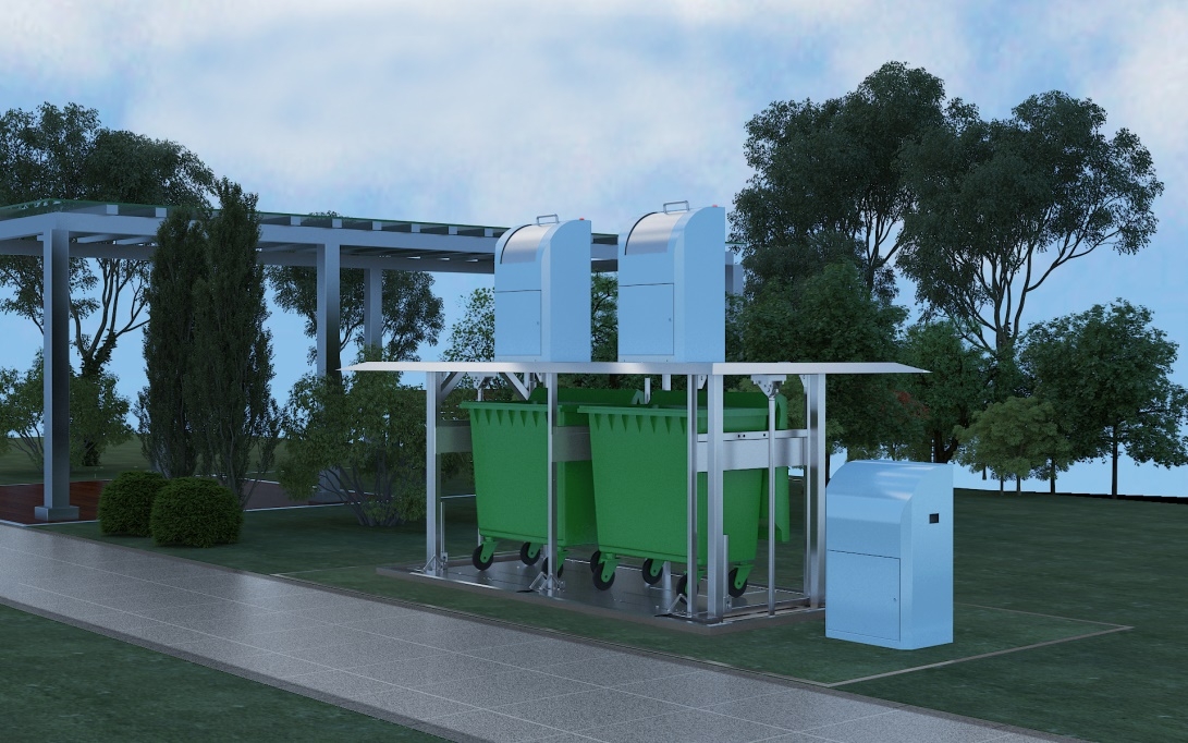 City Underground Trash Container Waste Collection Management System Buy underground waste