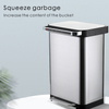430 Stainless Steel Compressing Trash Can