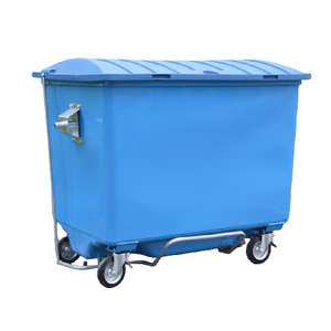 1700L Hot Dip Galvanization Steel Sheet Waste Container