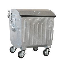 2025 New Design 1100L-1 Hot Dip Galvanization Steel Waste Container