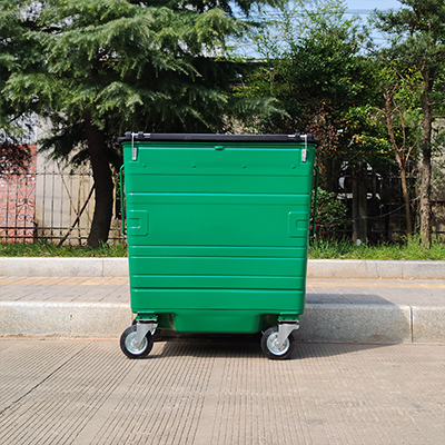 1100l hot dip galvanzation rubbish bin for sale