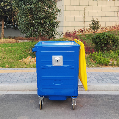 online selling hot dip galvanzation garbage bin 1100l