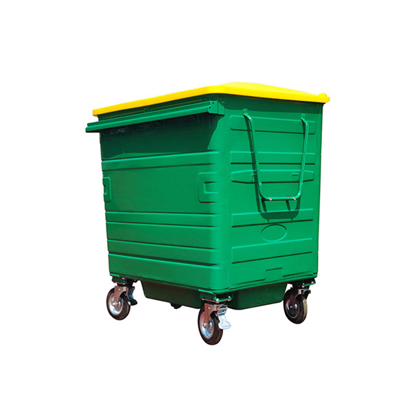 1100L-6-4 Galvanized Metal Garbage Bin