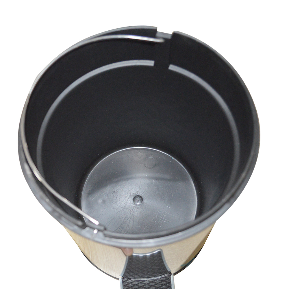 Indoor Stainless Steel Pedal Trash Can