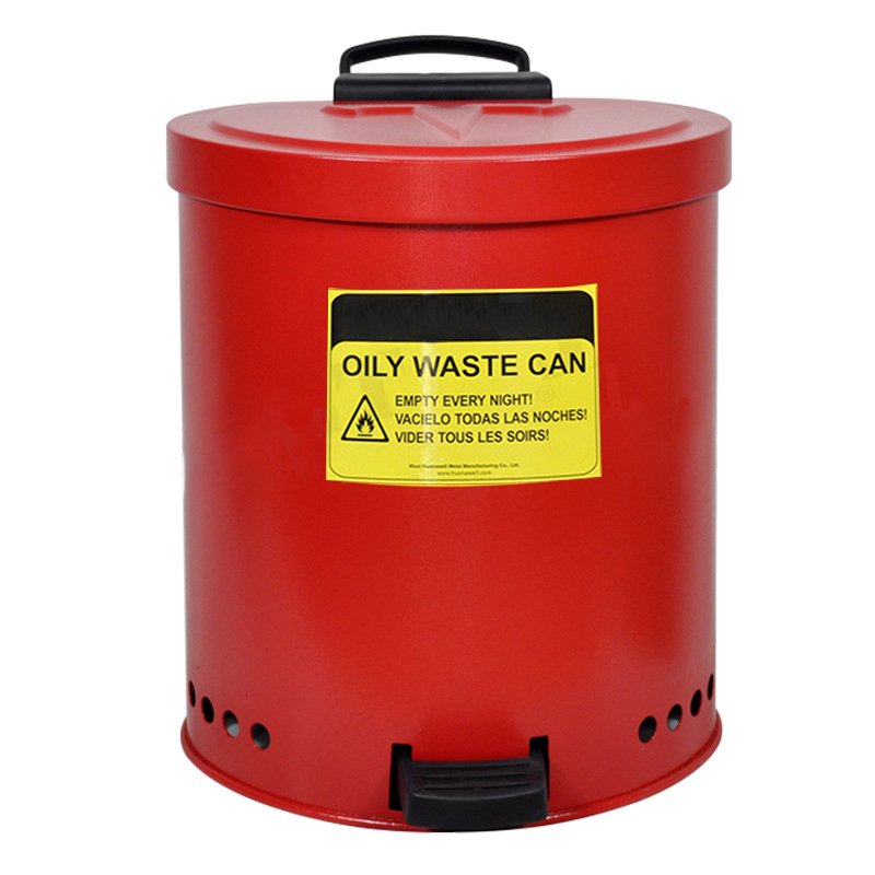35l Flammable Oil Rag Waste Container Bin