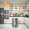 Indoor Stainless Steel Pedal Trash Can