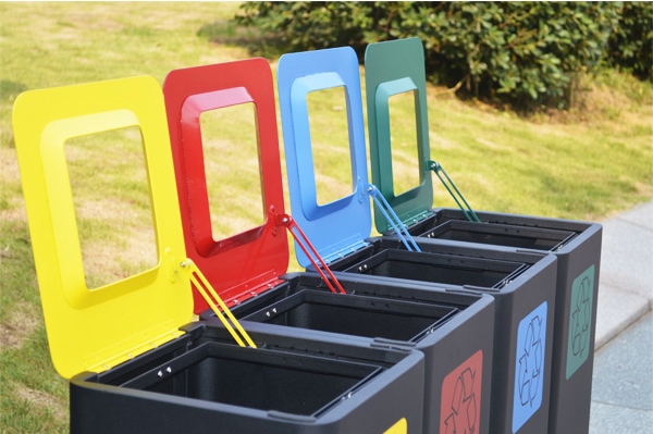 galvanized metal dumpster