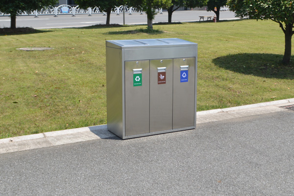metal waste container