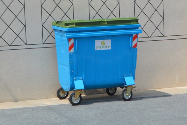 galvanized dustbin