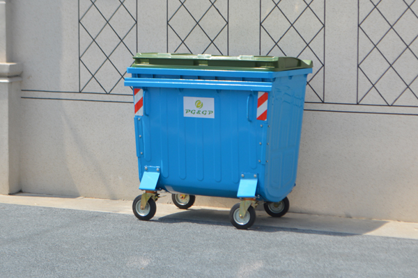 galvanized dustbin