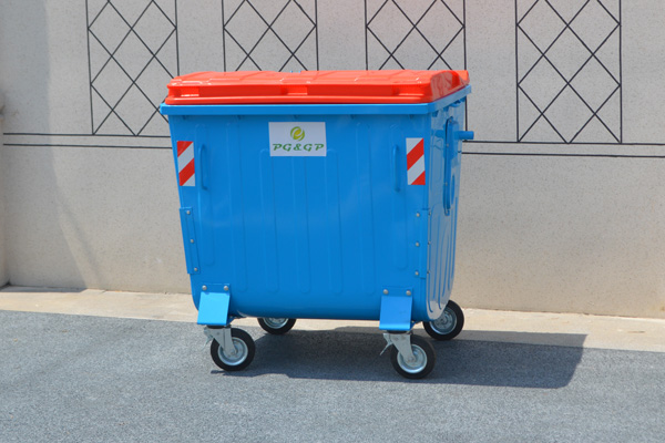 1100l mobile garbage container