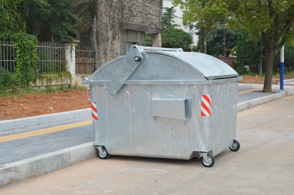 outdoor garbage bin