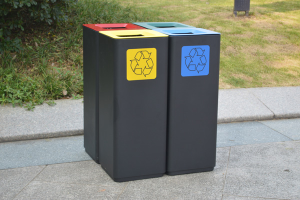 galvanized metal dumpster