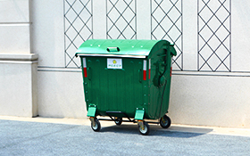 Galvanized Powder Coating Sheet Dust Bin