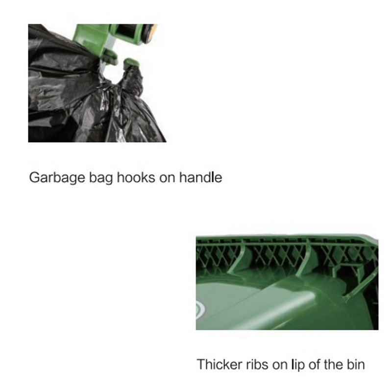 Outdoor Plastic Garbage Container 