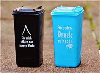 Shall We Put the Street Trash Cans as Many as Possible