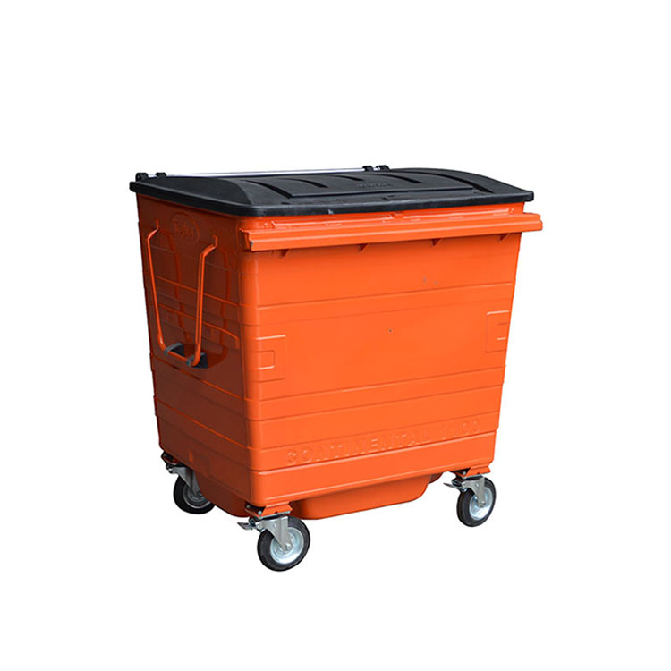 1100L-6 depressed bottom waste bin